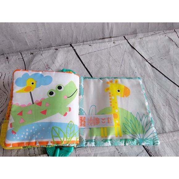 Bright Starts Teethe & Read Take-Along Toy Soft Book, Ages 3 months + - Picture 3 of 7